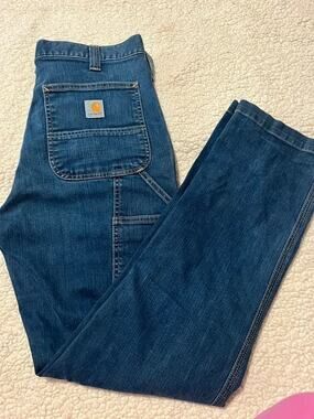 Carhartt High Waisted Carpenter Jeans 32 x 32 Very Good·Carhartt